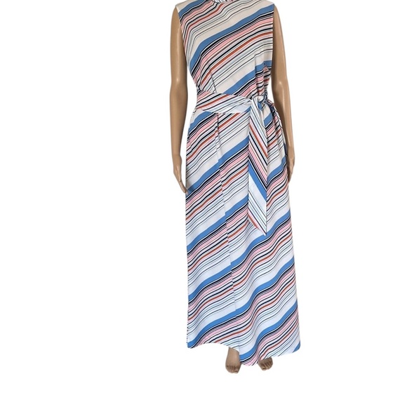 Lady Blair Dresses & Skirts - Lady Blair Vintage PolyesterMulti  Color Striped Boho, Hippie Maxi Dress